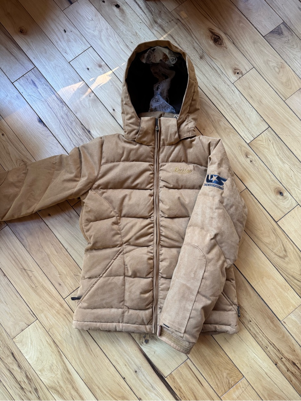Burton suede puffy